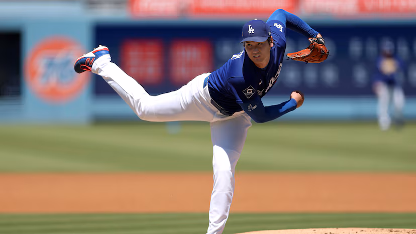 Ohtani pitching