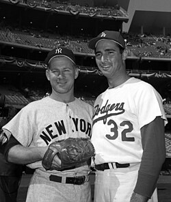 Whitey Ford and Sandy Koufax, 1963 World Series